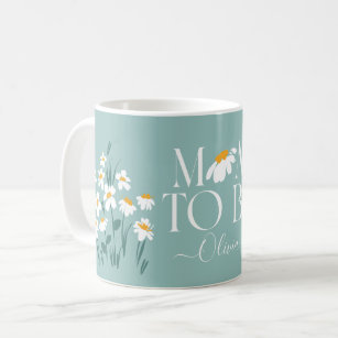Mom to be daisy floral baby shower new baby gift c coffee mug