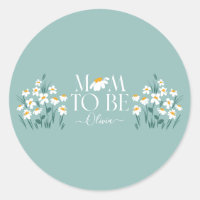 Mom to be daisy floral baby shower new baby gift