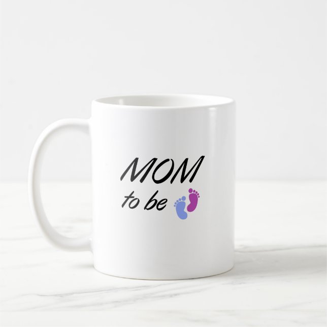 Mom-to-Be Footprint Mug (Left)