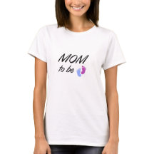 Mom-to-Be Footprint T-Shirt