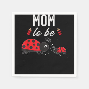 Mom To Be Ladybug Baby Shower Ladybug Mom Napkin