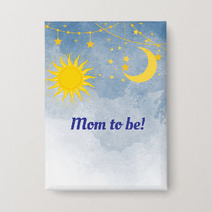 Mom to be moon and sun twins theme