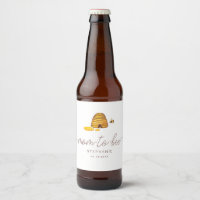 Mom to Bee Beer Label