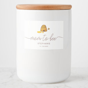 Mom-to-Bee Jar Label