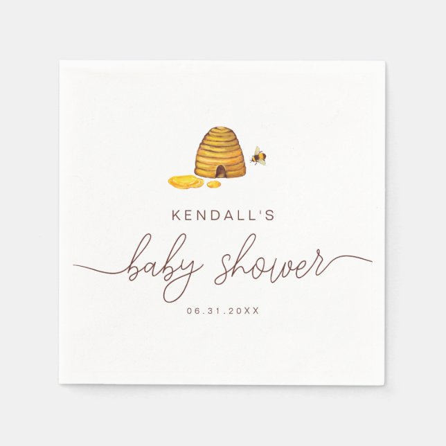 Mom-to-Bee Napkins (Front)