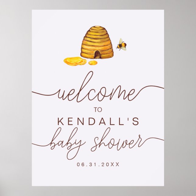 Mom to Bee Welcome Sign (Front)