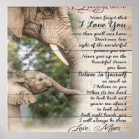 Mom To My Daughter Letter, Girl Birthday Gift