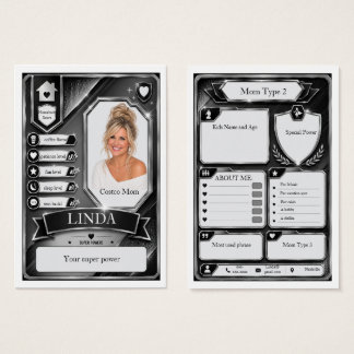Mom Trading Card in Black Blaze Craze
