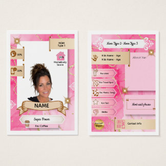 Mom Trading Card in Classic Blush Luxe