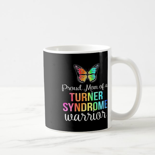 Mom Turner Syndrome Warrior Walk Run Tee  Coffee Mug (Right)