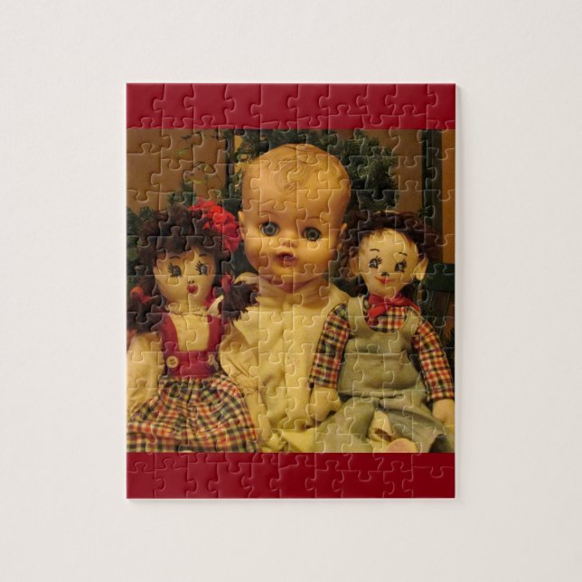 Mom & twins jigsaw puzzle (Vertical)