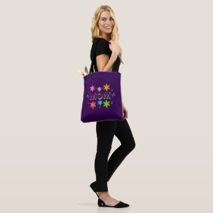 Mom Typography Design, Cute Mother Quote Text Art, Tote Bag