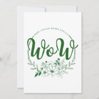 MOM upside down spells WOW!