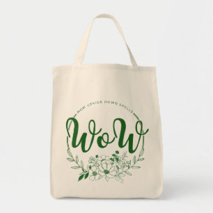 MOM upside down spells WOW! Tote Bag