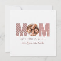 Mom Valentine's Day Photo Card