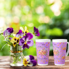 Mom Vintage Flowers Latte Mug