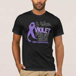 Mom Violet Ribbon Hodgkins Lymphoma T-Shirt