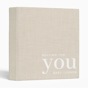 Mom Waiting For You Baby Name Pregnancy Journal Binder