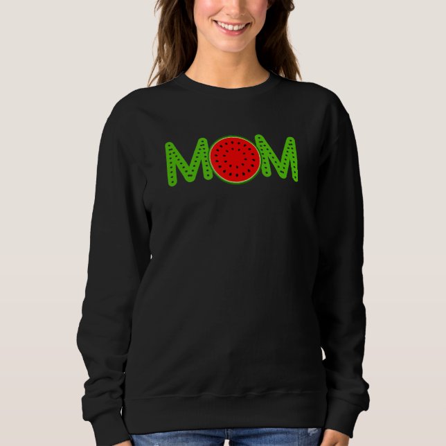 Mom Watermelon - Summer Melon Fruit Cool Tee (Front)