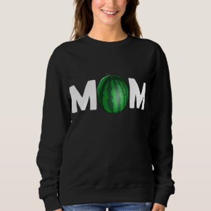 Mom Watermelon Tropical Summer Vibes Fruit Sweatshirt