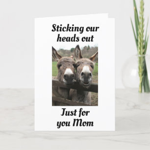 **MOM** WE ARE READY TO SAY "HAPPY BIRTHDAY" CARD