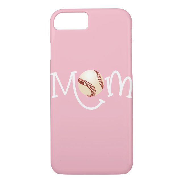 Mom who LOVES baseball Case-Mate iPhone Case (Back)