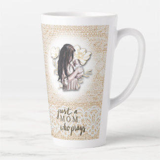Mom Who Prays (matching journal available) Latte Mug