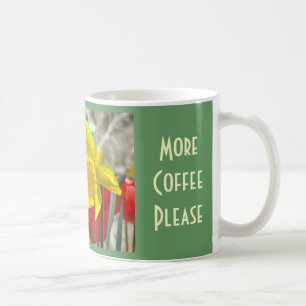 Mom with two kids More Coffee Please mugs Daffodil