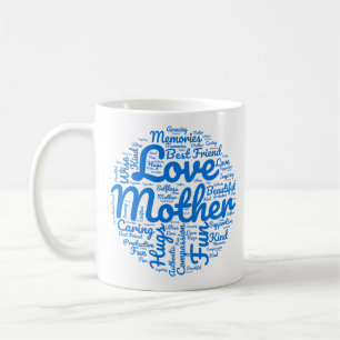 Mom Word Cloud Coffee Mug Present