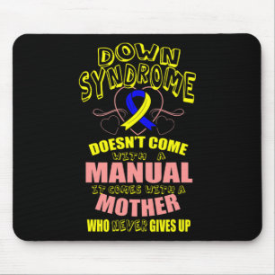 Mom World Down Syndrome Day Women Kids Mouse Pad