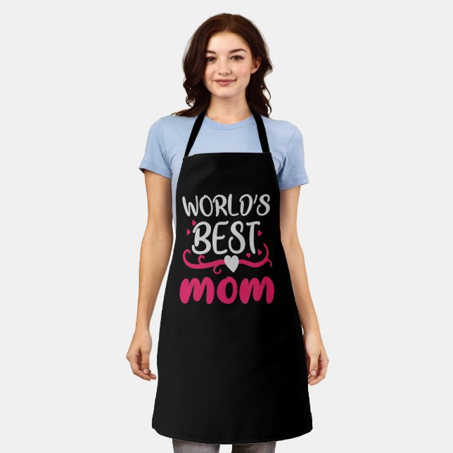 Mom - World's Best Mom Apron (Worn)