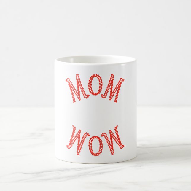 Mom Wow Coffee Mug (Center)