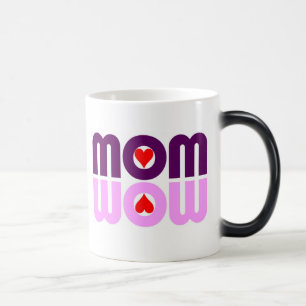 MOM WOW Hearts Reflection Coffee Mug