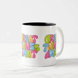 "Mom, You Are Her Wings" Two-Tone Mug – Beautiful