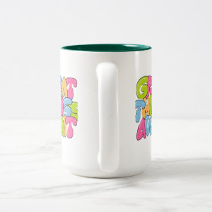 "Mom, You Are Her Wings" Two-Tone Mug – Beautiful