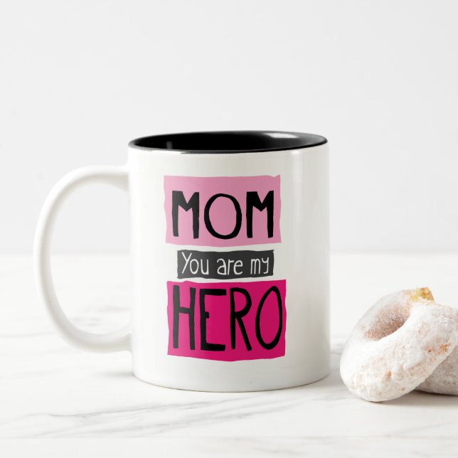 Mom You are my Hero Graphic Mug (With Donut)
