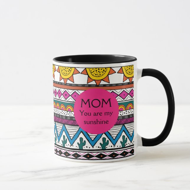 Mom You are my Sunshine Customizable Gift Mug (Right)