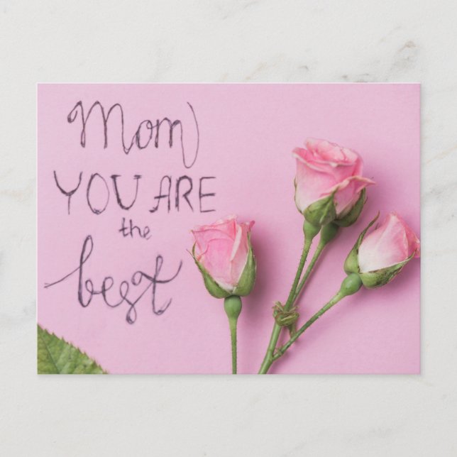Mom you are the best postcard (Front)
