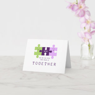 Mom You Are The Piece That Holds Us Together Card