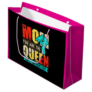 Mom You Are The Queen Large Gift Bag