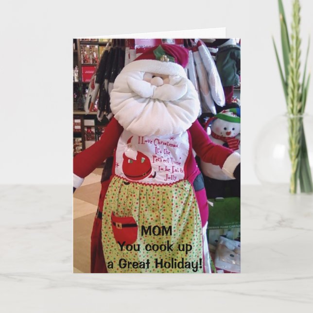 "MOM" YOU COOK UP A GREAT HOLIDAY MERRY CHRISTMAS (Front)