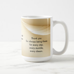 Mom You Held My Hand Quote Mug Gold