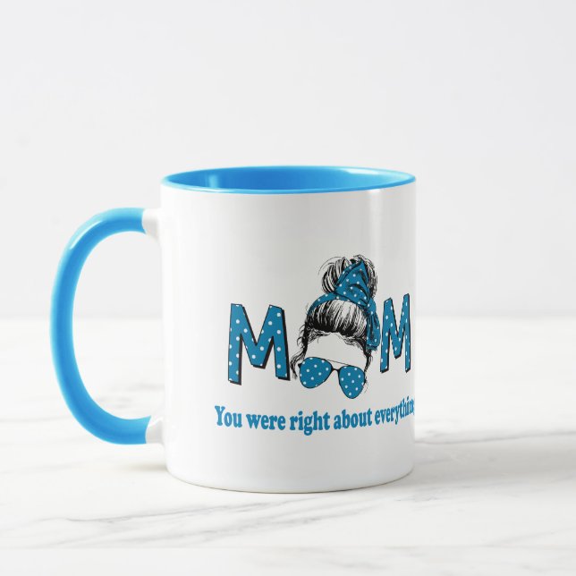 Mom You were Right About Everything Mug (Left)