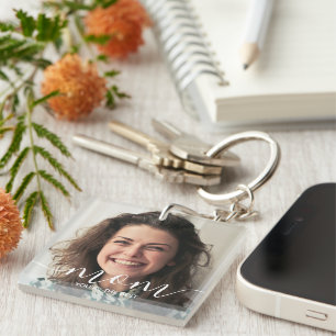 Mom You're The Best   Modern Classic Photo  Keycha Keychain