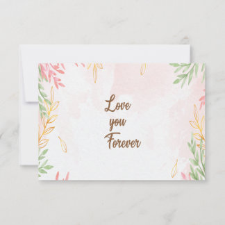 Mom, You're the Blossoming Joy in My Life Thank You Card