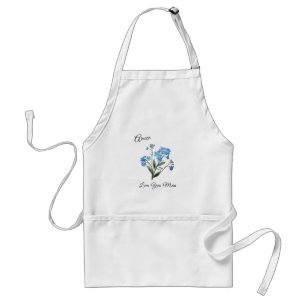 Mom, You're Unforgettable: Forget-Me-Not Apron