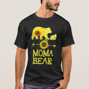 Moma Bear Sunflower Mother Father Family Matching T-Shirt
