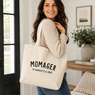 Momager Tote Bag Mom Custom Gift From Kids