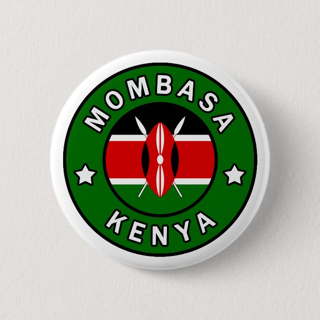 Mombasa Kenya 2 Inch Round Button (Front)