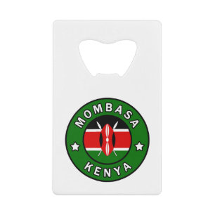 Mombasa Kenya Credit Card Bottle Opener